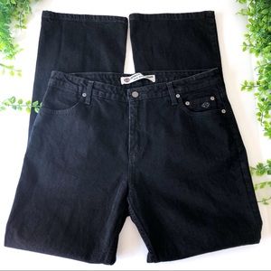 Harley-Davidson Black Bootcut Moto Denim Jeans 16L
